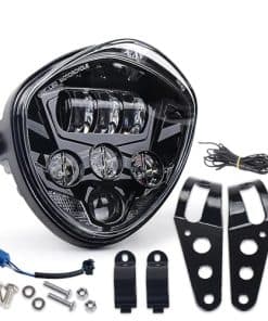 Faros LED para motocicleta de 7 pulgadas con Hi Lo Beam