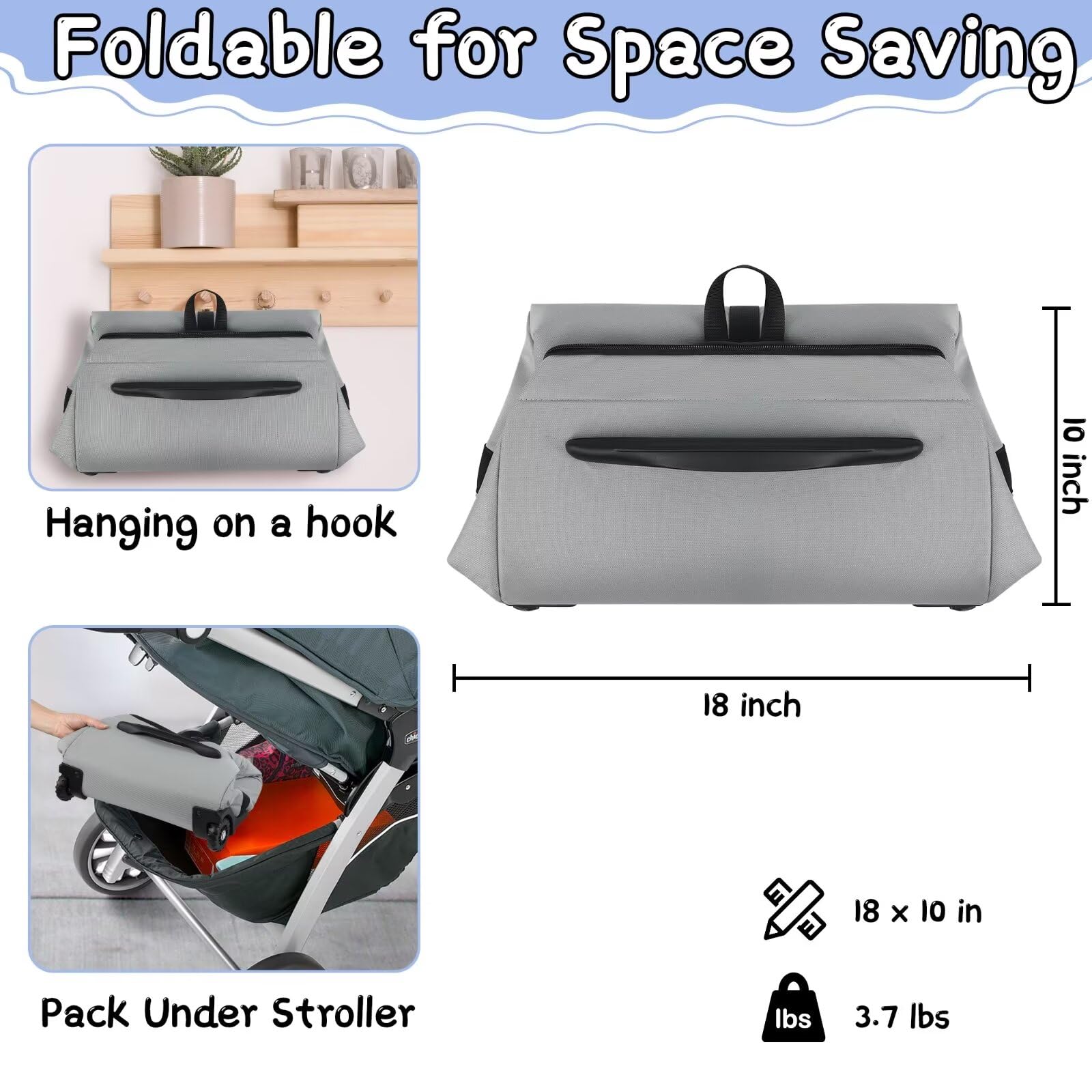 Bolsas para asientos de automóvil SCTEL para viajes aéreos, - Imagen 4