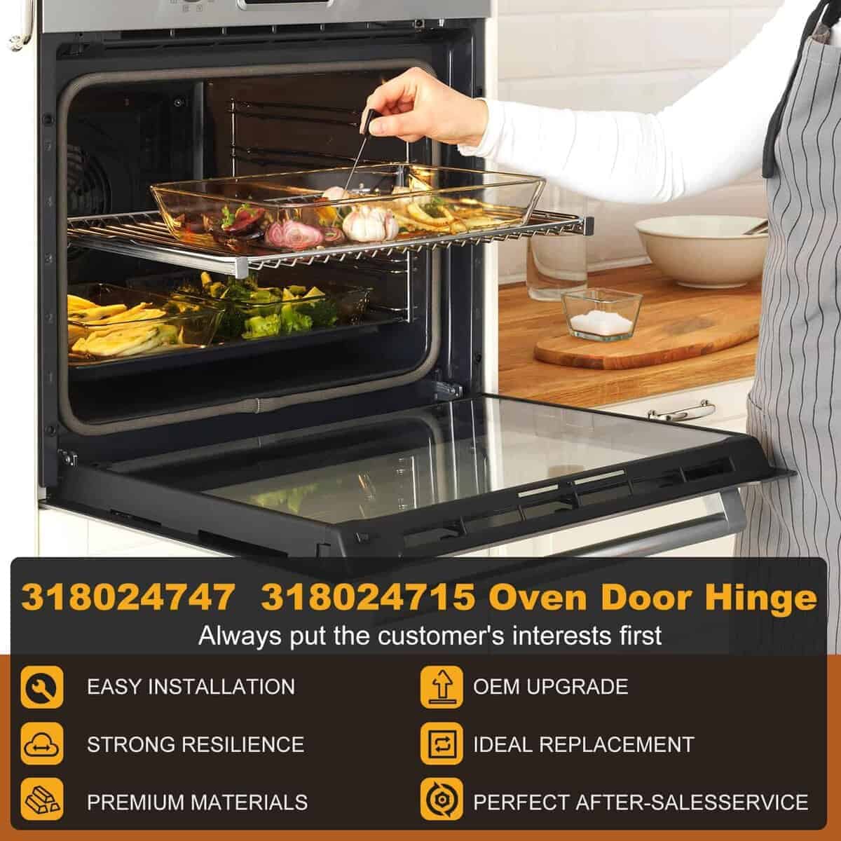 Yendse 318024747 & 318024715 Bisagra de Puerta de Horno, - Imagen 8