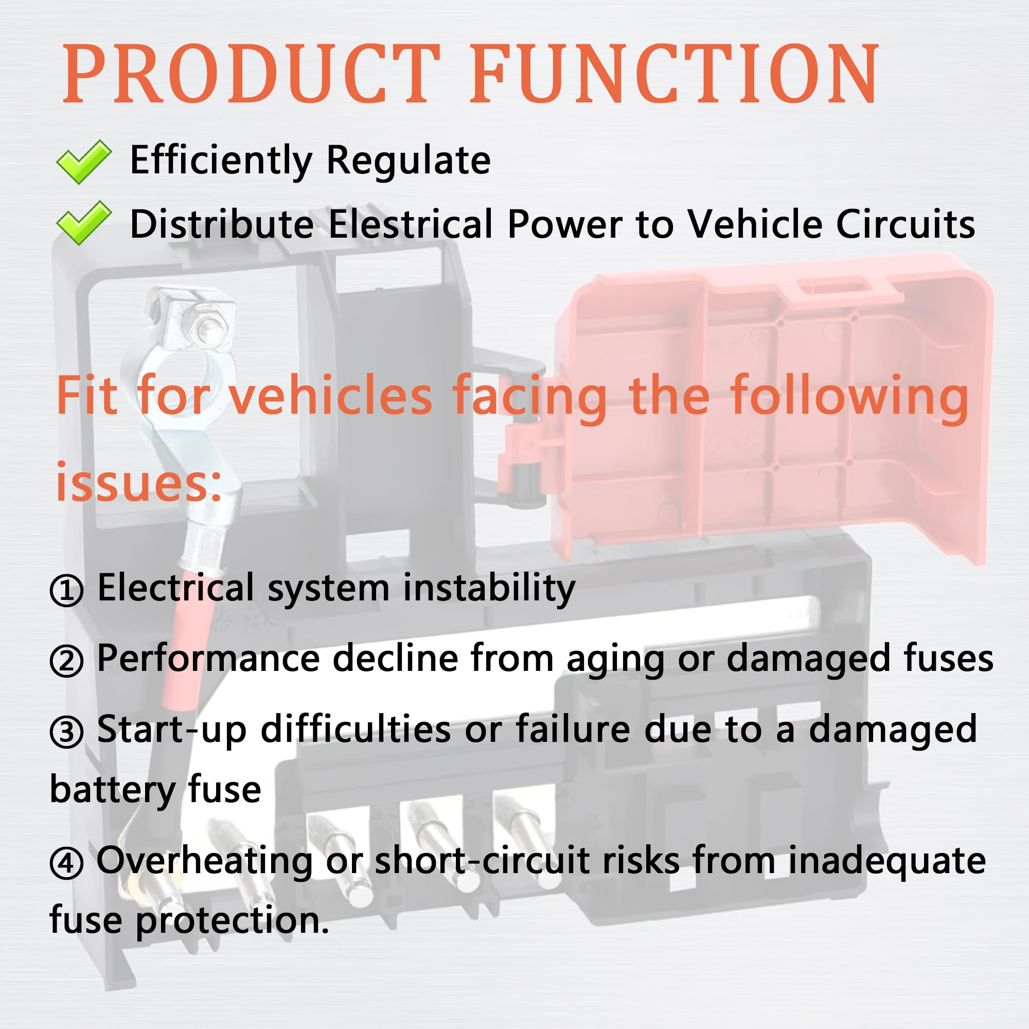 Bloque distribuidor de fusibles para batería Fokes 84354716 - Imagen 5