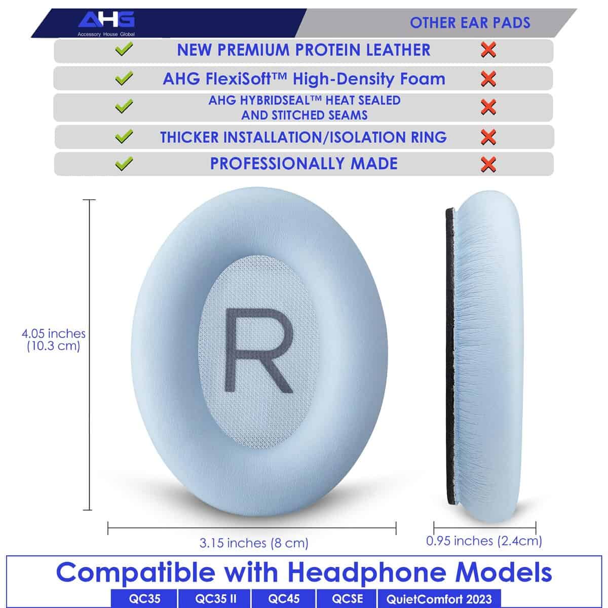 AHG Accessory House Global Almohadilla de reemplazo para - Imagen 7