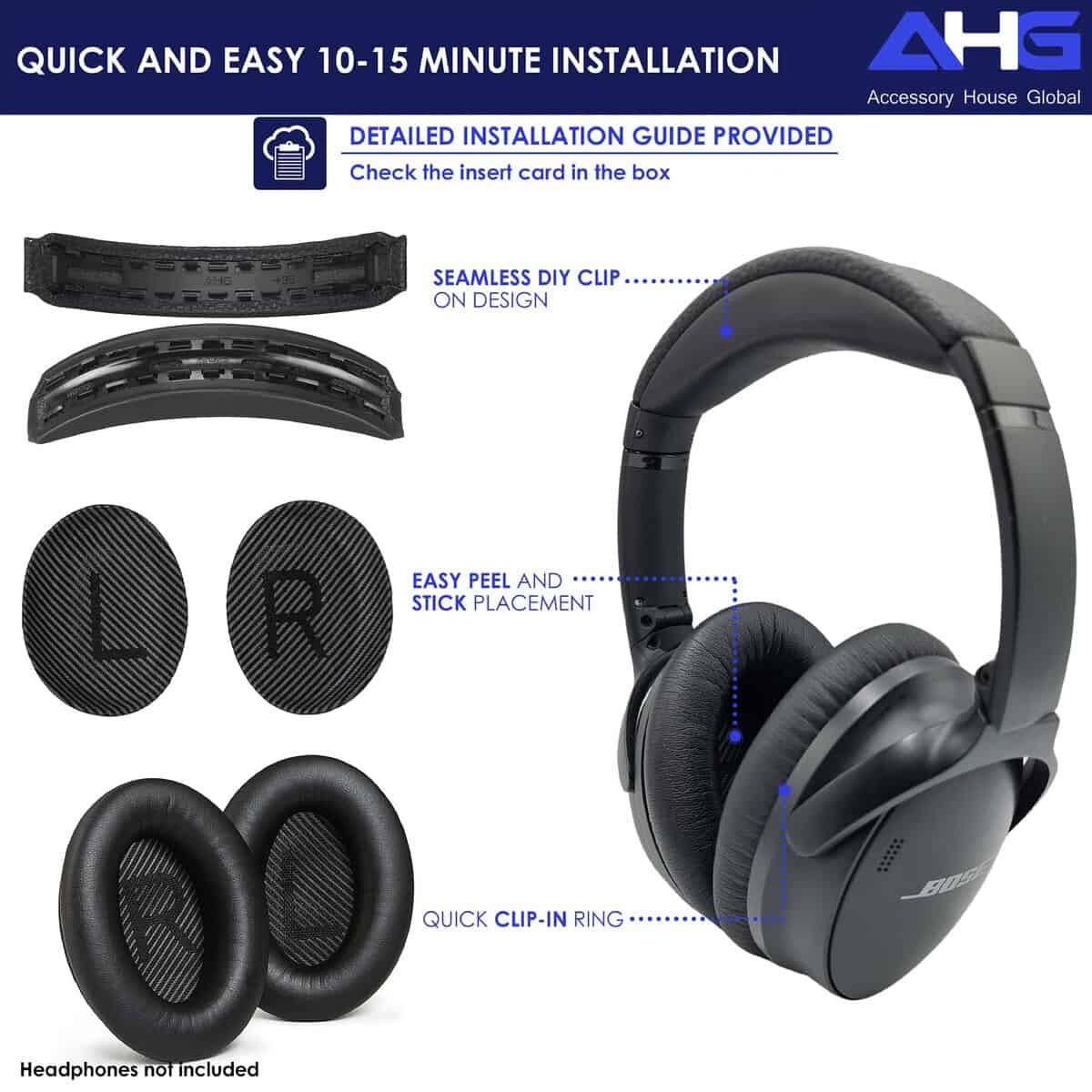 AHG Accesorio House Global Kit de Almohadilla para Oído y - Imagen 9