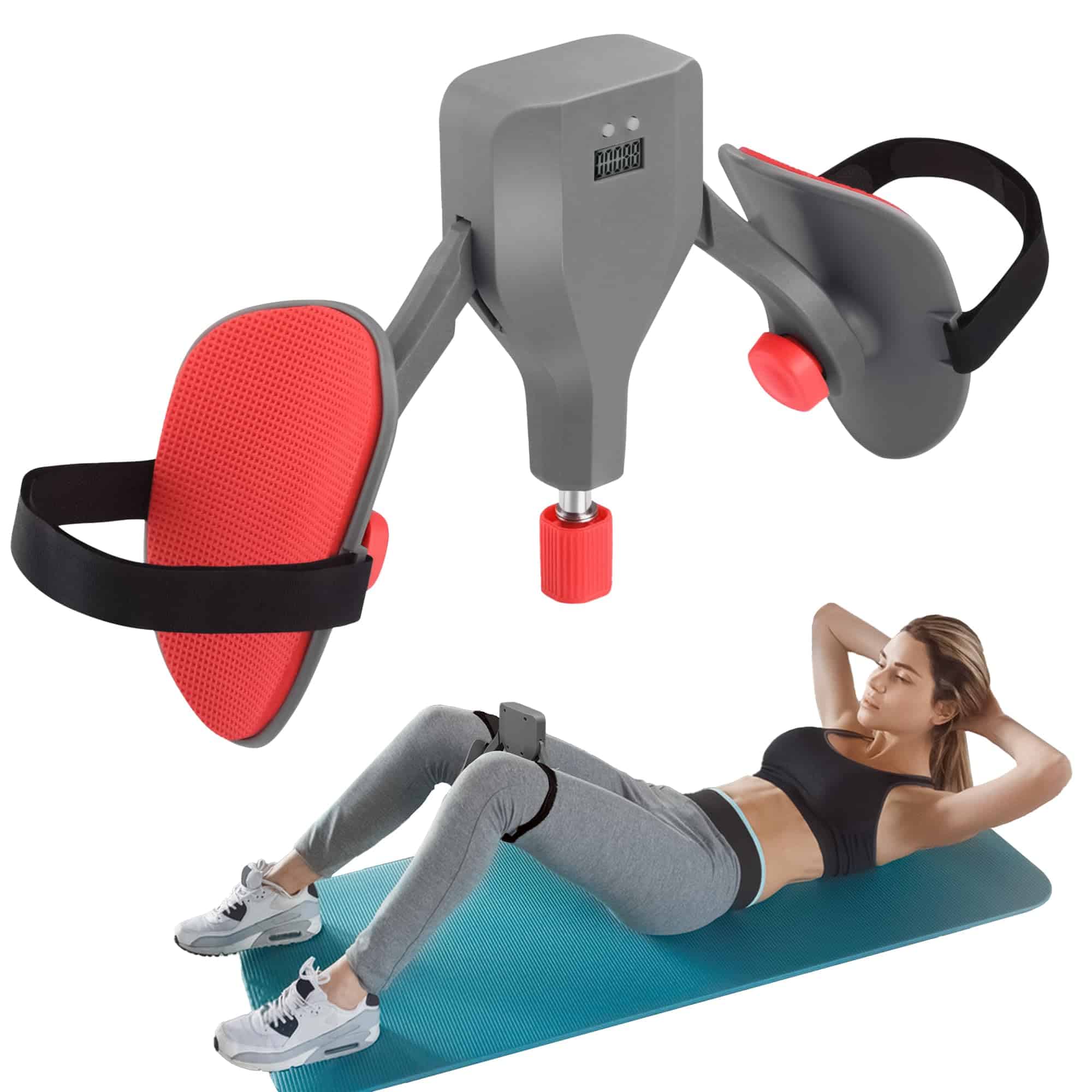 Thigh Master Max Drag 80Lb, Equipo de -Gris