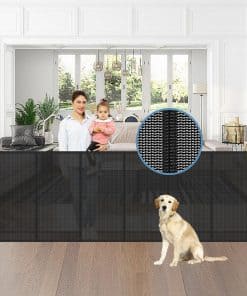 Puertas retractiles para bebés reforzadas de 75� de ancho