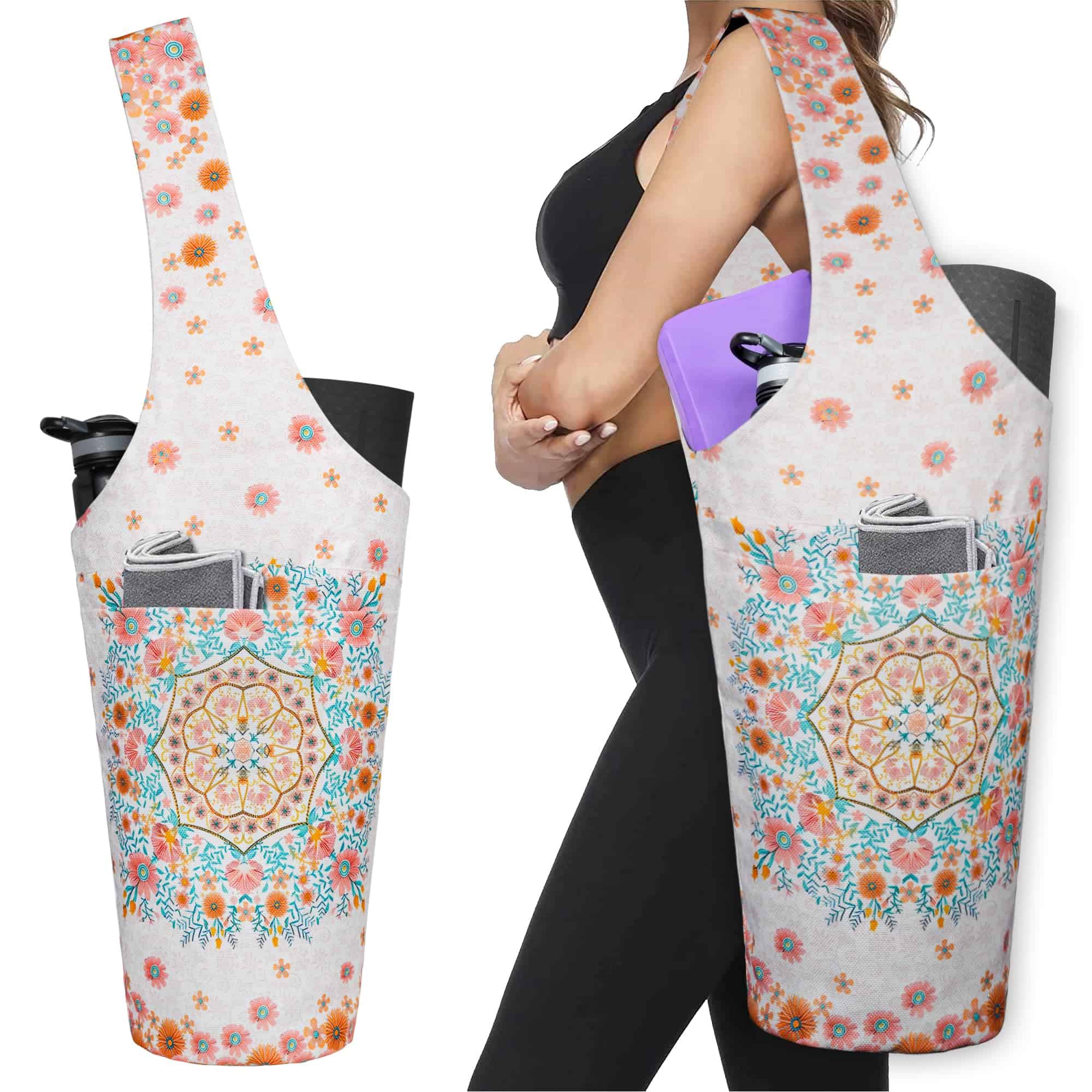 Bolsa de Yoga BagYG - Bolso Largo con Bolsillos - Guarda