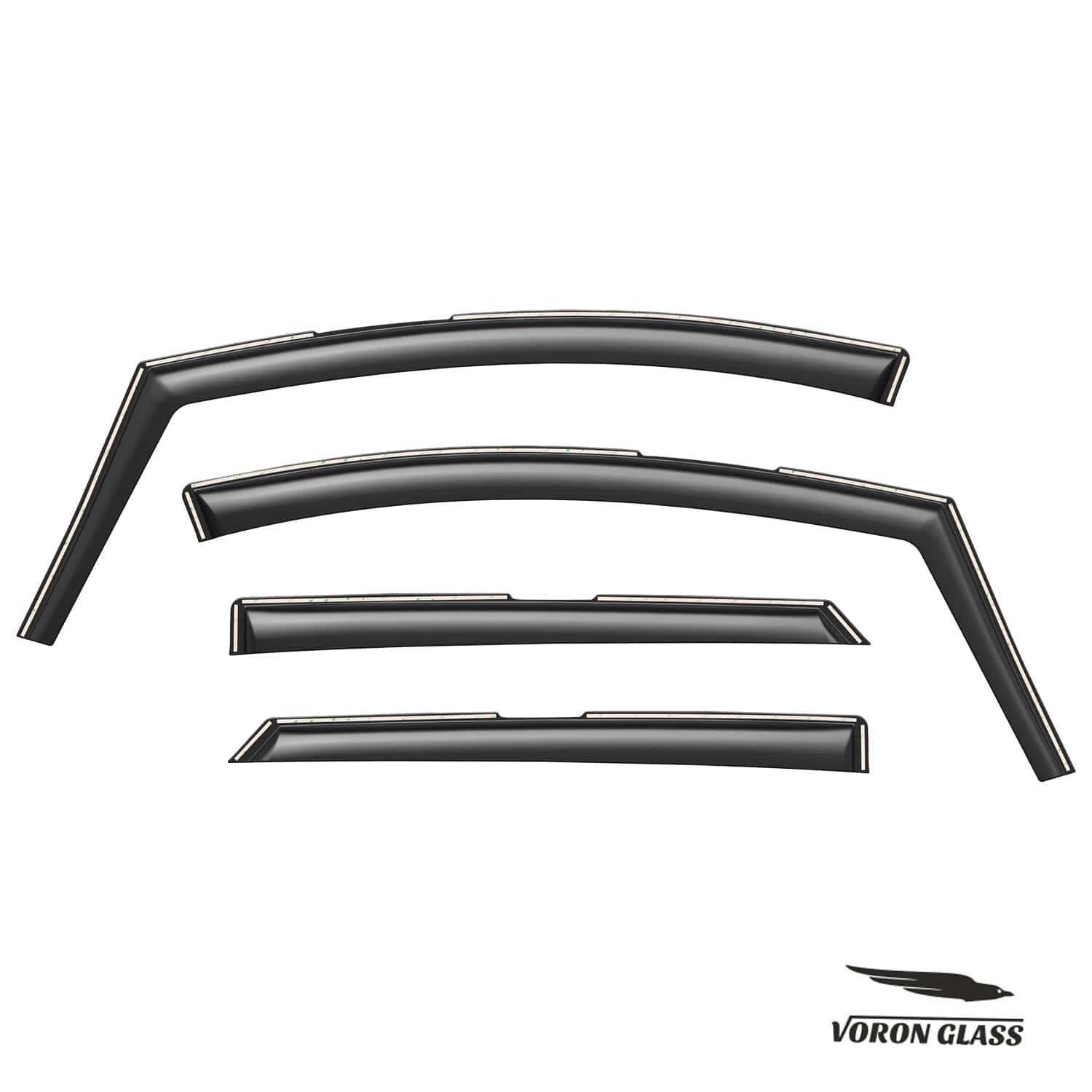 Guardias de Lluvia Extra Duraderas Voron -Negro - Imagen 8