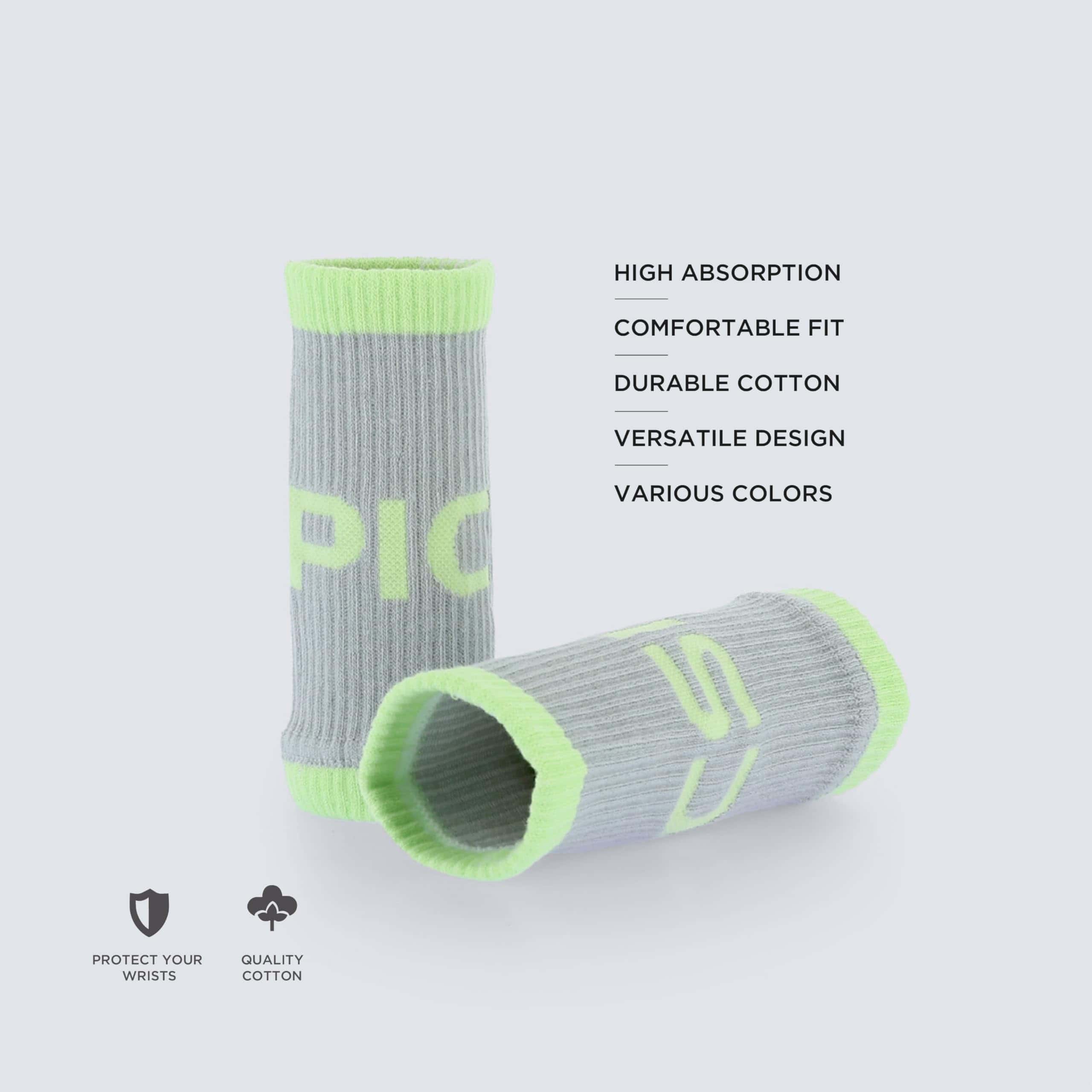 PICSIL Bandas de Muñeca de Algodón, Absorbentes y Elásticas - Imagen 3