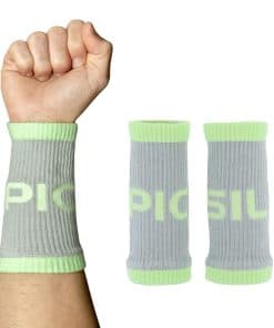 PICSIL Bandas de Muñeca de Algodón, Absorbentes y Elásticas