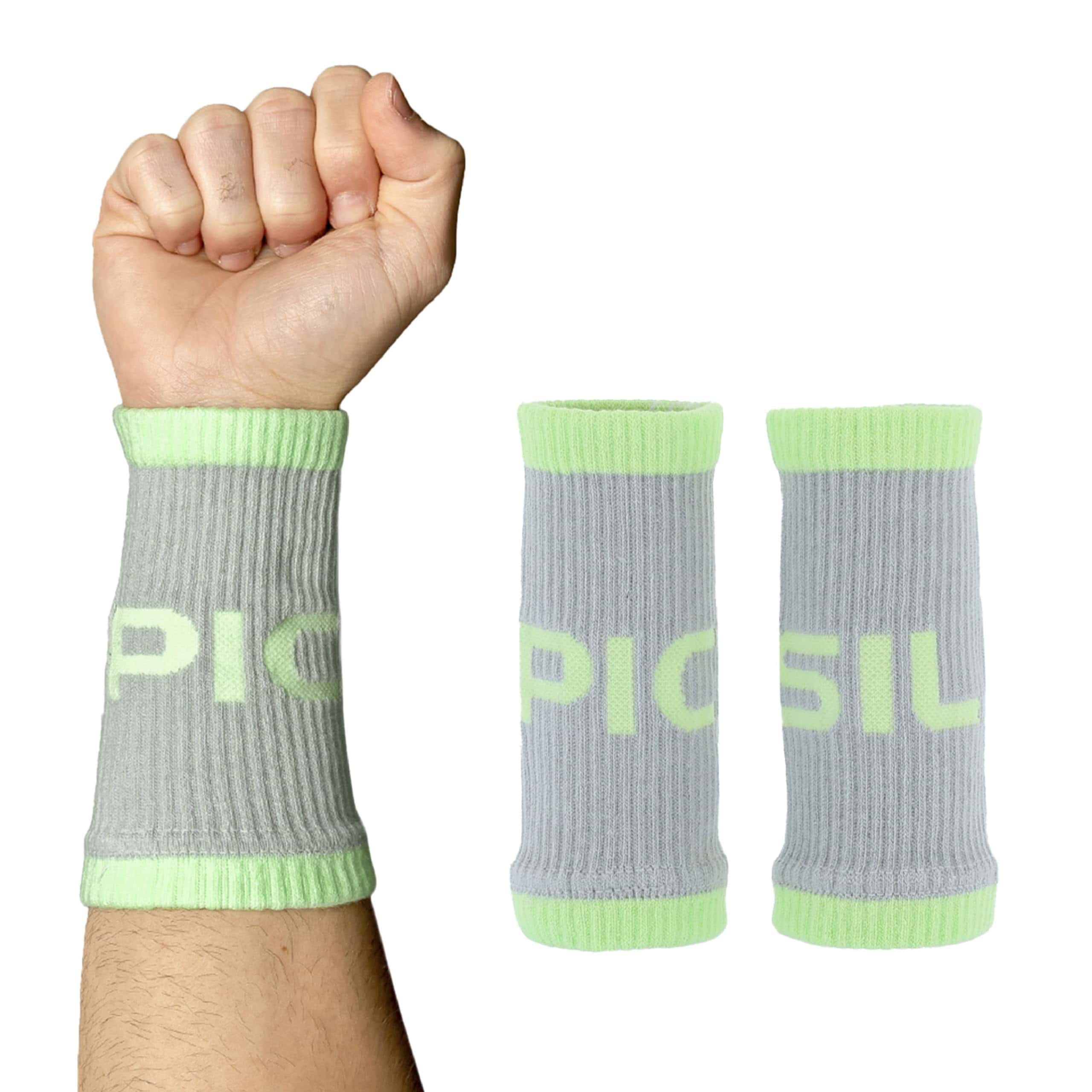 PICSIL Bandas de Muñeca de Algodón, Absorbentes y Elásticas