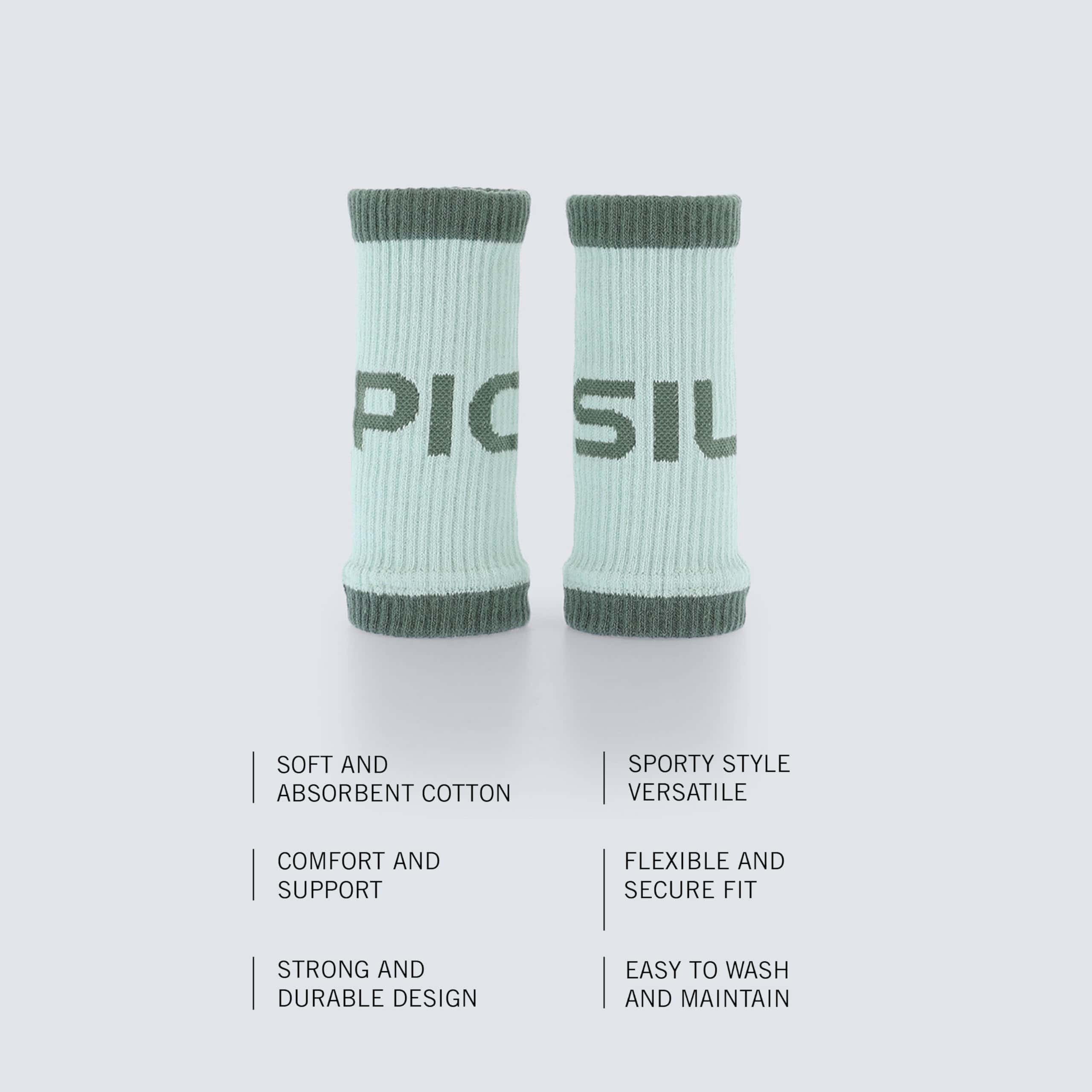 PICSIL Banda para Muñeca de Algodón, Absorbente y Elástica, - Imagen 4