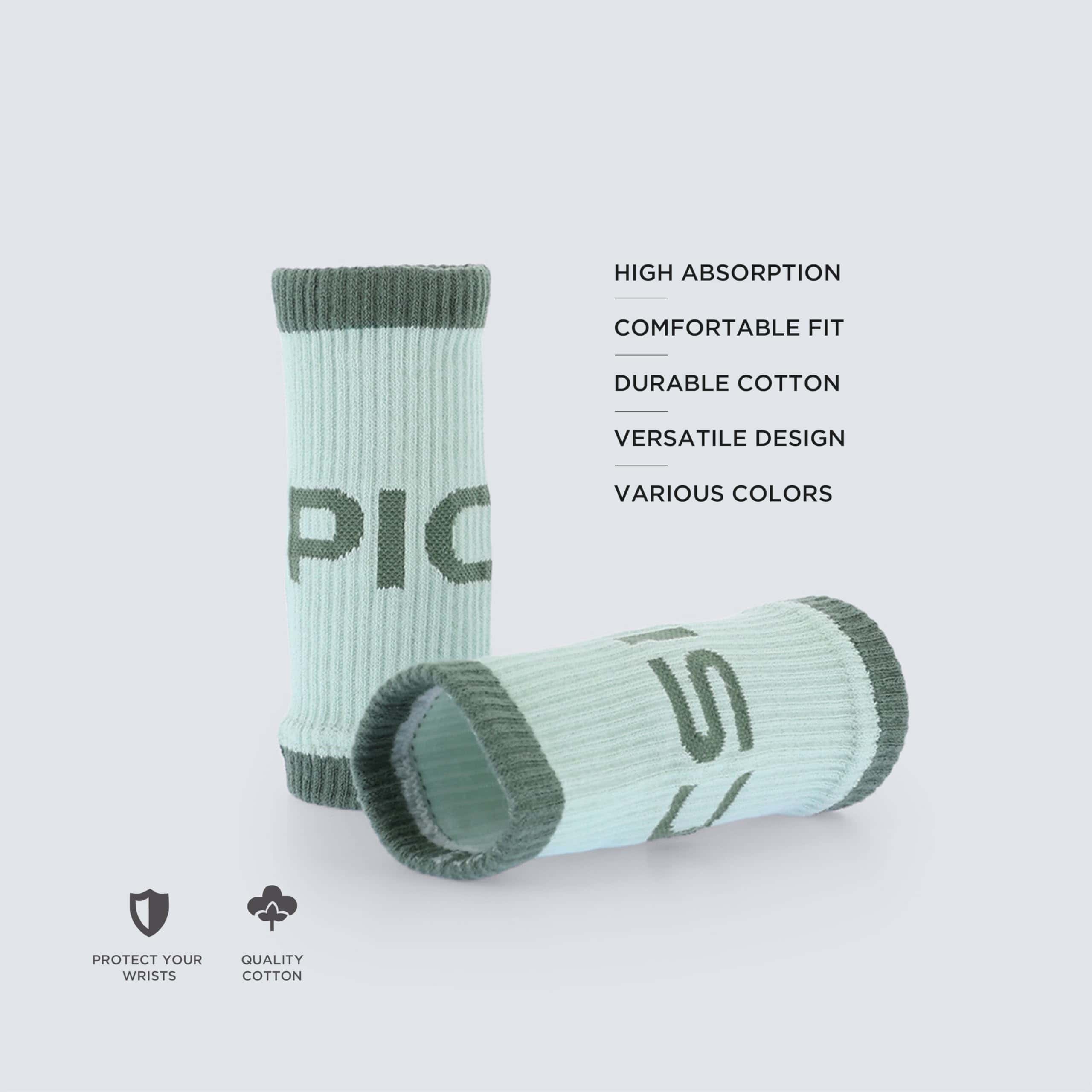 PICSIL Banda para Muñeca de Algodón, Absorbente y Elástica, - Imagen 3