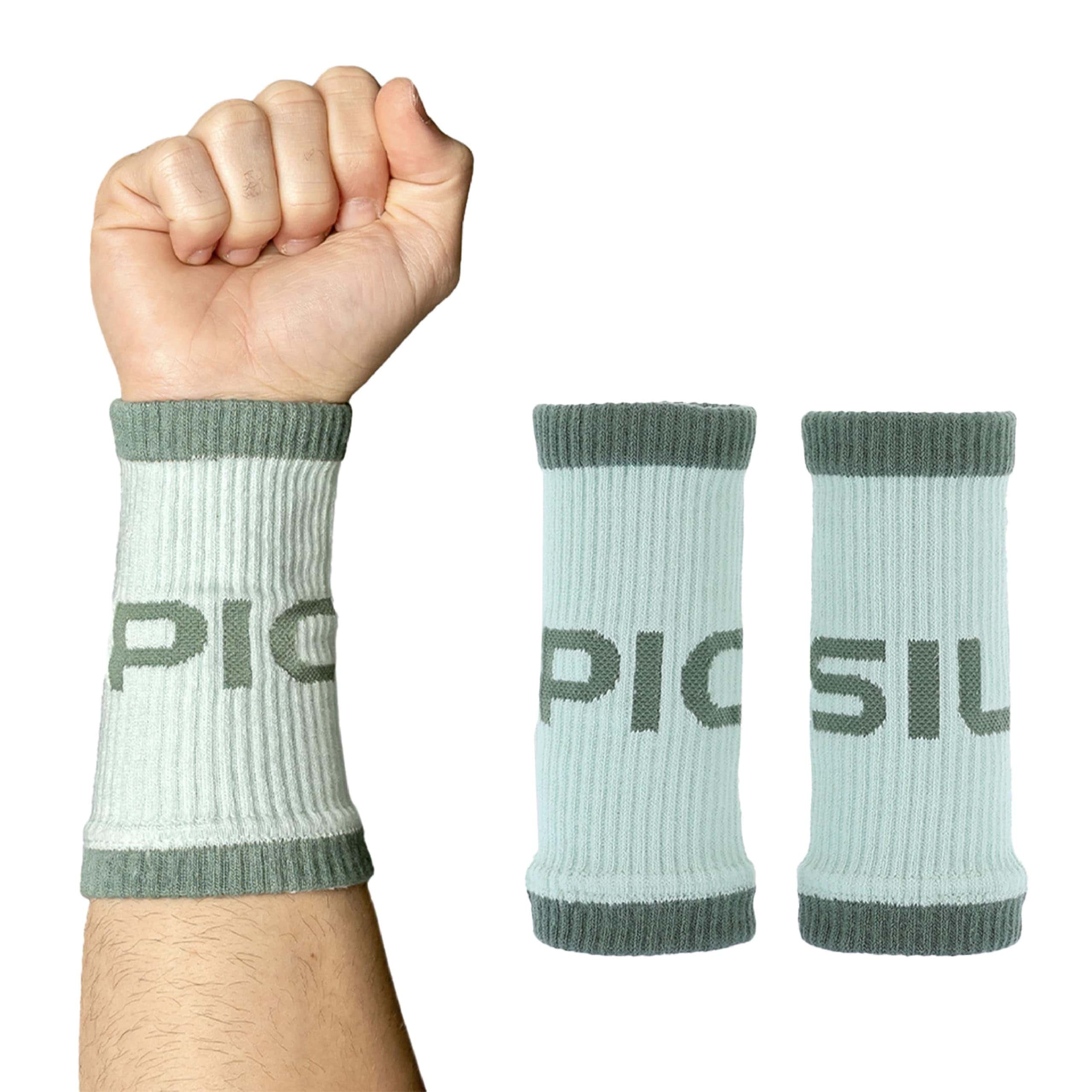 PICSIL Banda para Muñeca de Algodón, Absorbente y Elástica,