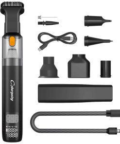 Inflador de neumáticos y aspiradora de automóvil portátil