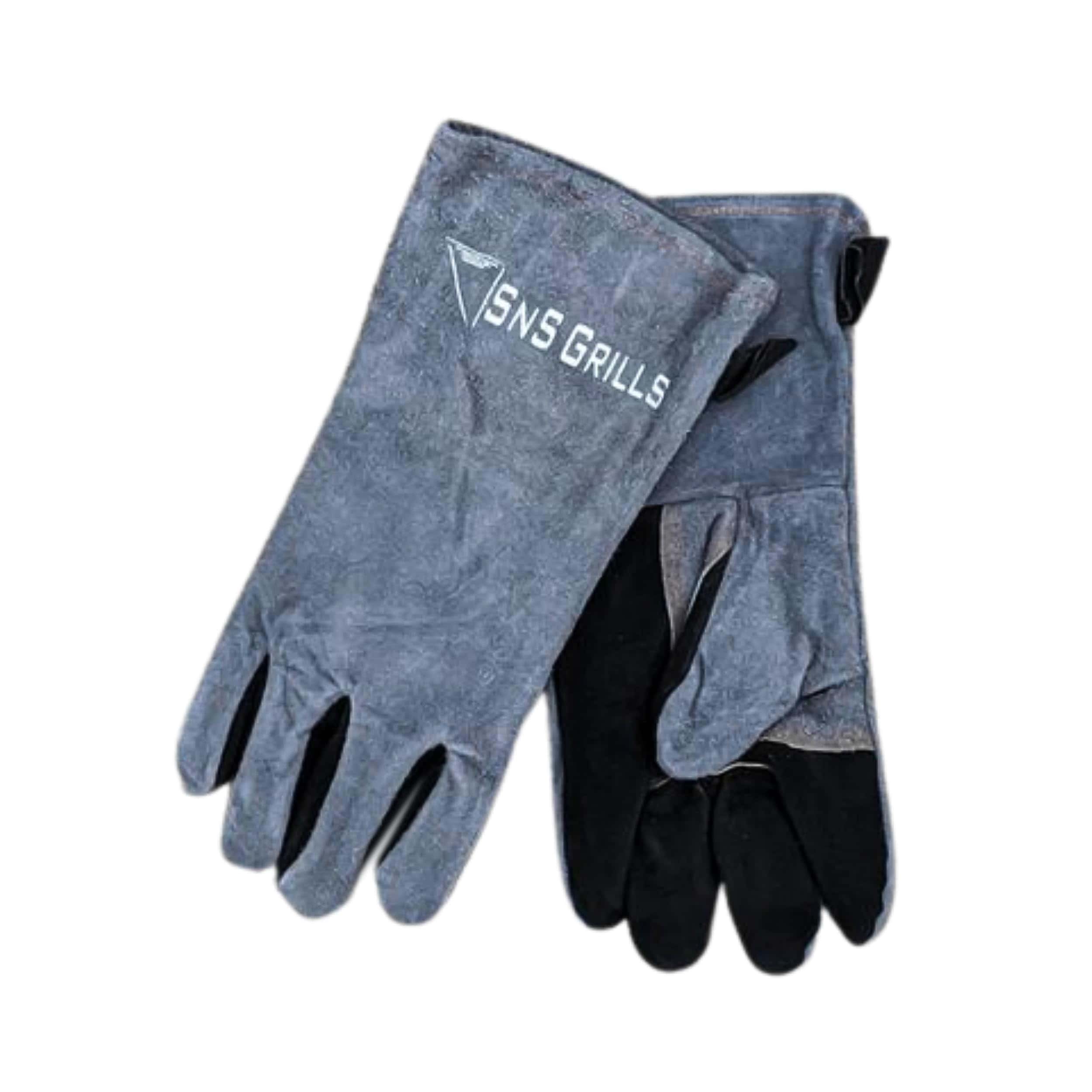 Guantes de Cuero Resistentes al Calor SnS Grills Slow 'n