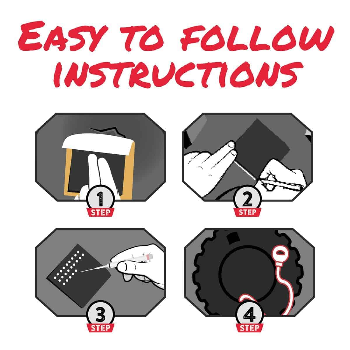 Kit de reparación de neumáticos todoterreno GlueTread - Imagen 7