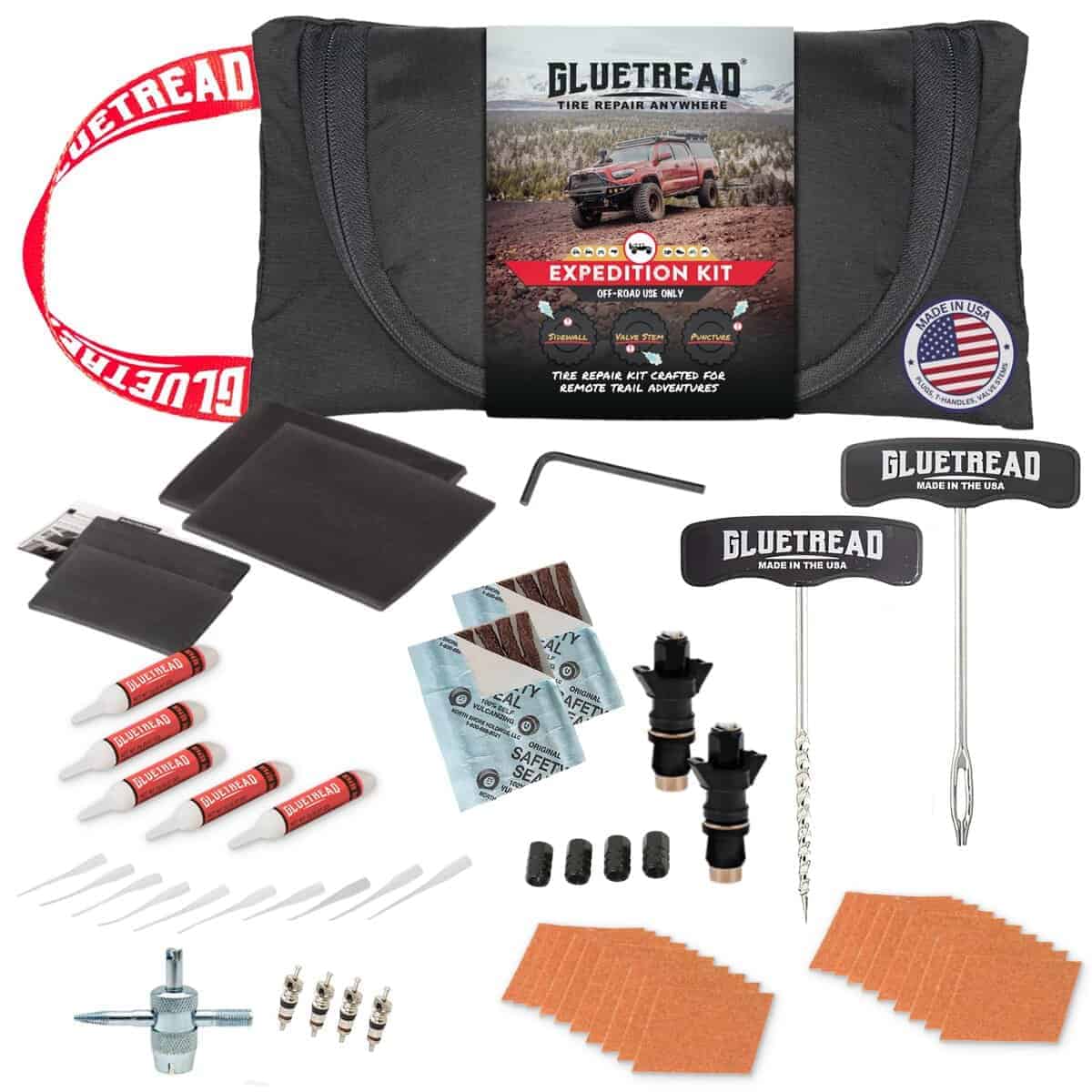 Kit de reparación de neumáticos todoterreno GlueTread