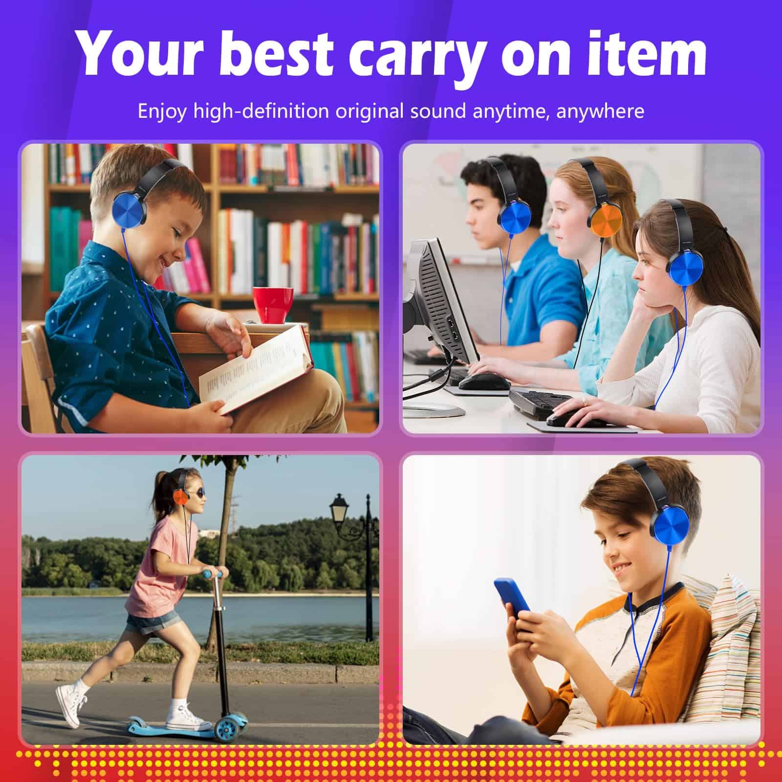 Audífonos para Niños ZNXZXP al por Mayor para Salones de - Imagen 8