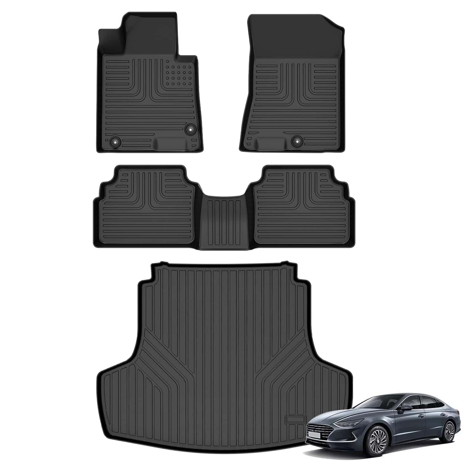 Tapetes AZYT y Forro de Maletero para Kia K5 2021-2025