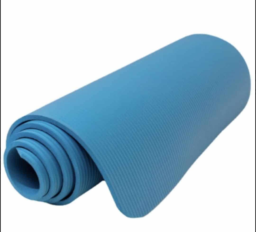 Tapete de Yoga MAWZEH con Correa de Transporte (AZUL)