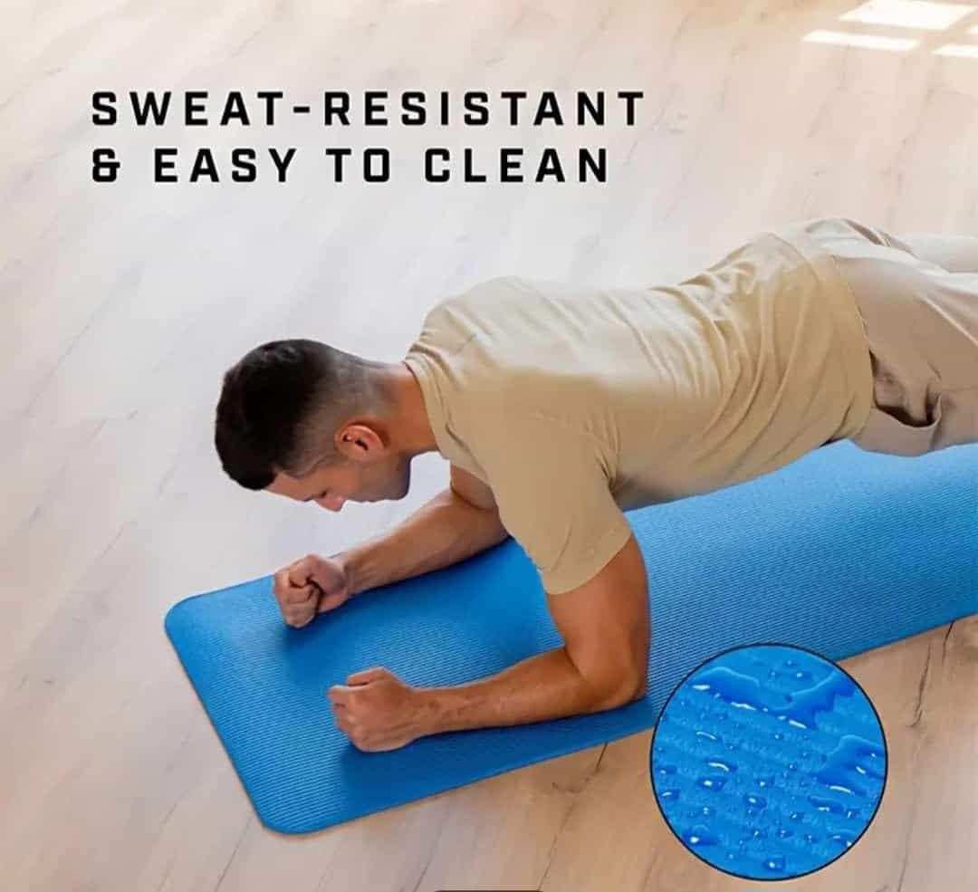 Tapete de Yoga MAWZEH con Correa de Transporte (AZUL) - Imagen 5