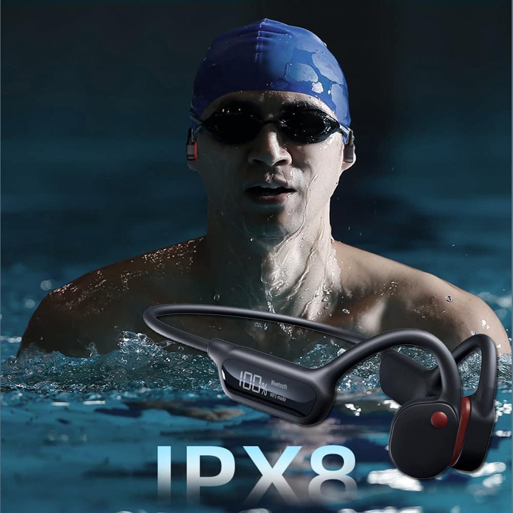 Audífonos de natación DHBY con conducción ósea Reproductor - Imagen 3