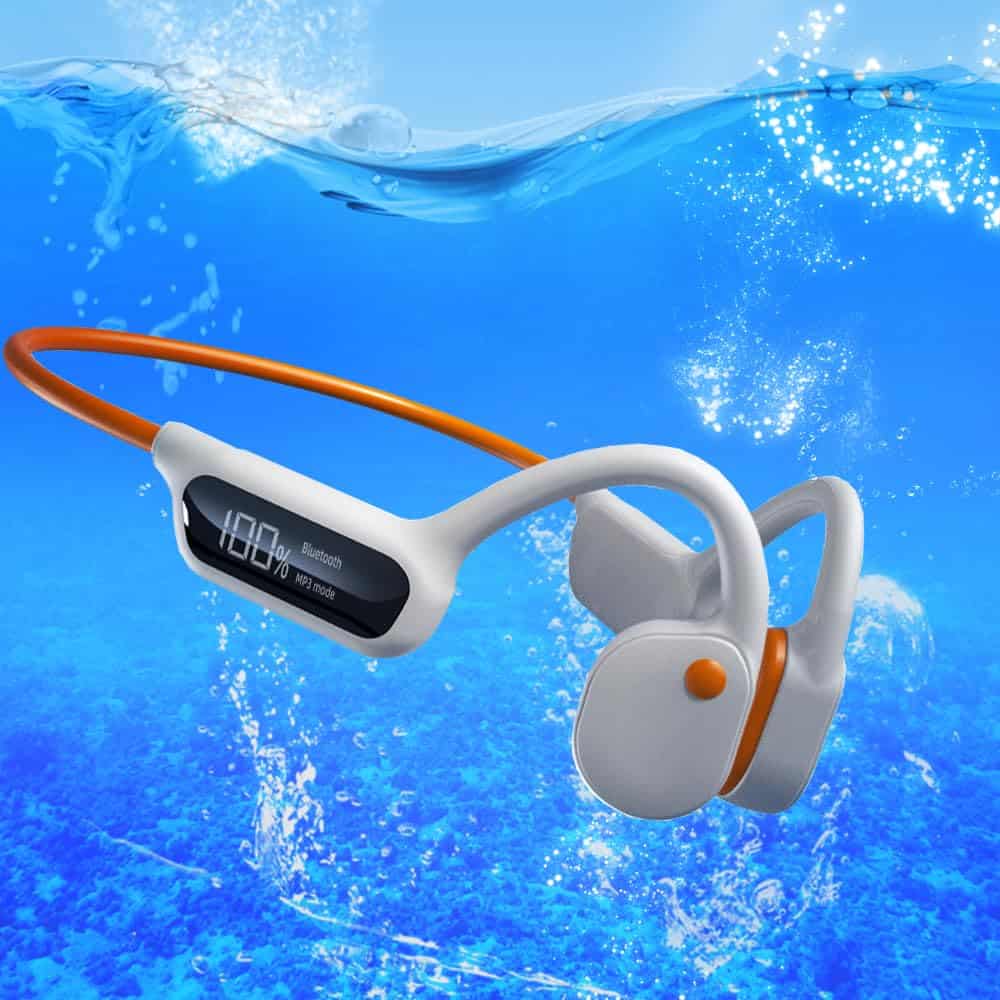 Audífonos de natación DHBY con conducción ósea auriculares