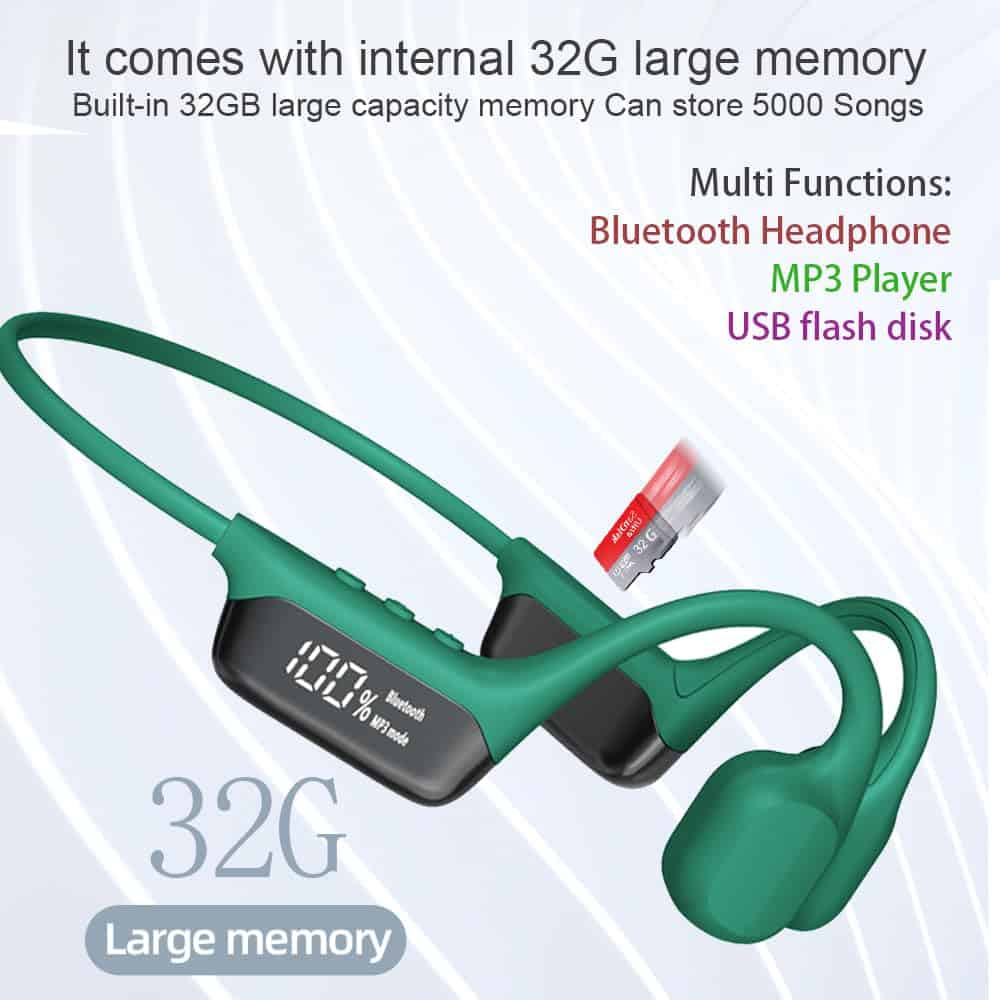 Auriculares de natación AYI True Bone Conduction Open Ear - Imagen 5