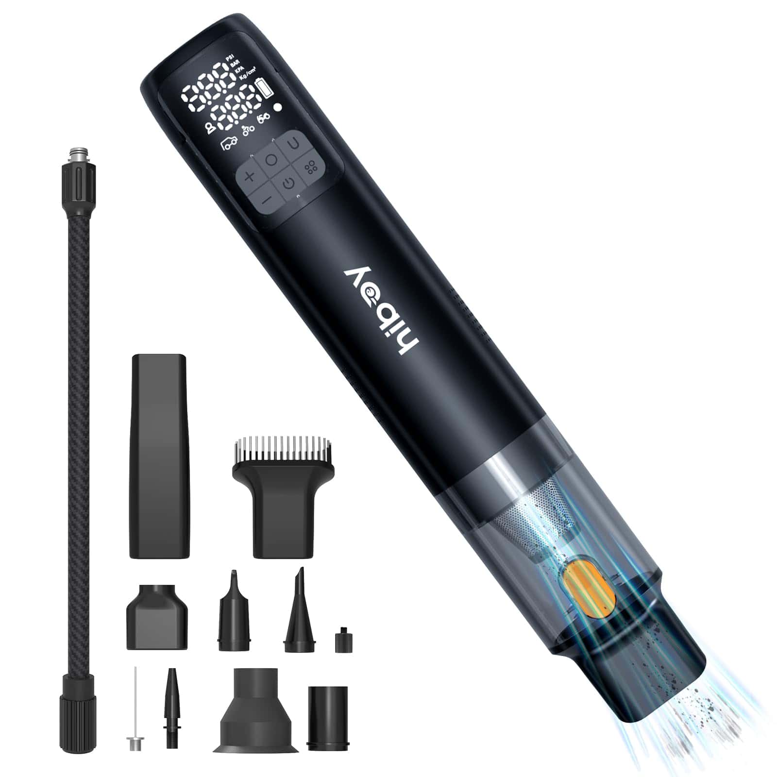 Aspiradora de Coche Inalámbrica e Inflador de Neumáticos