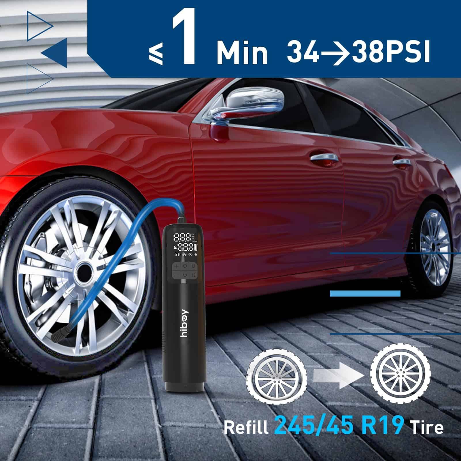 Aspiradora de Coche Inalámbrica e Inflador de Neumáticos - Imagen 4