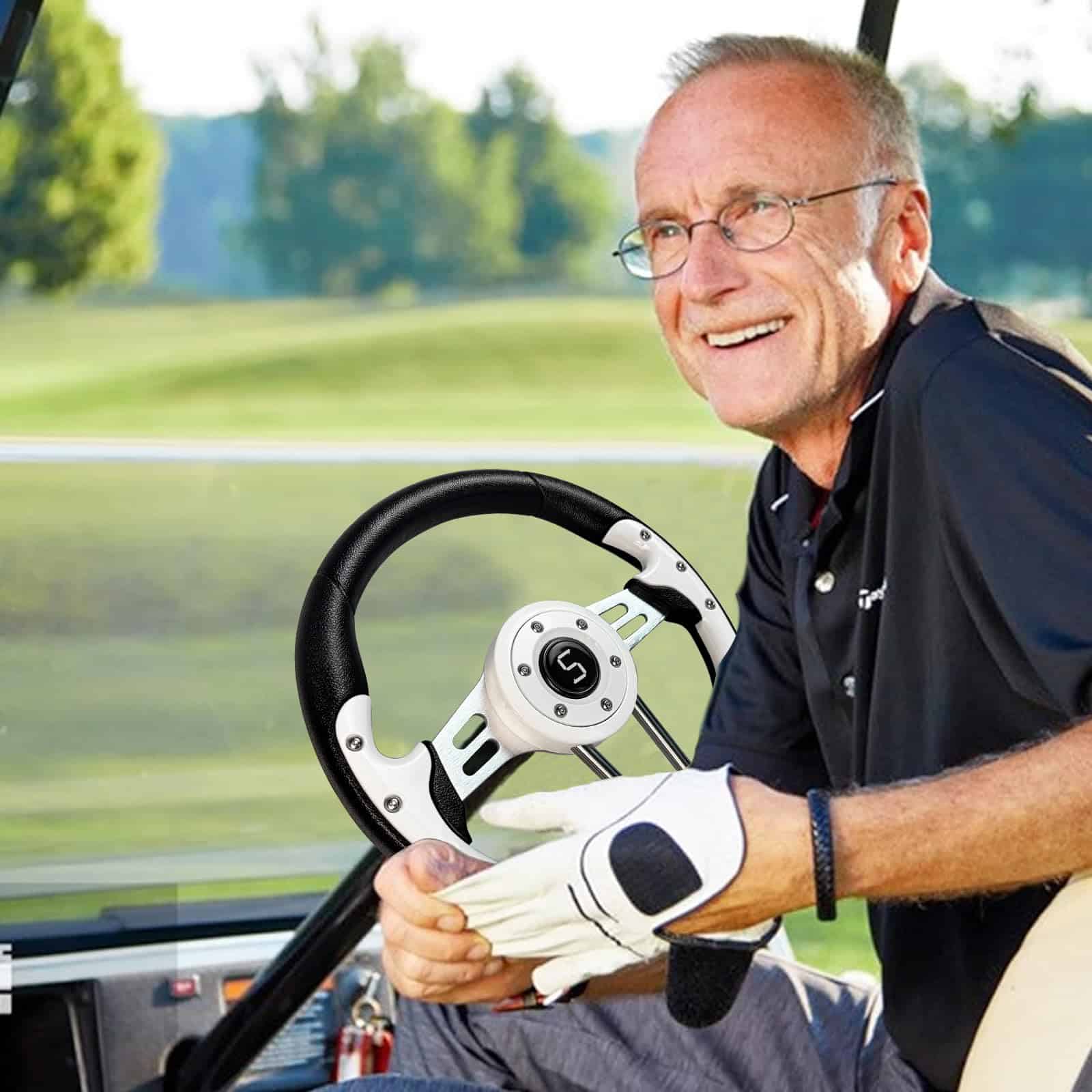 Volante de Carrito de Golf Shu-Ran, 12.5"/320mm Universal - Imagen 8