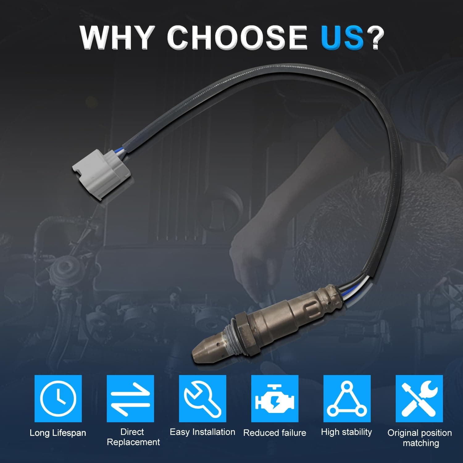 SENSOR DE OXÍGENO UPSTREAM RIGHTPARTS 22693-3TY0B - Imagen 8