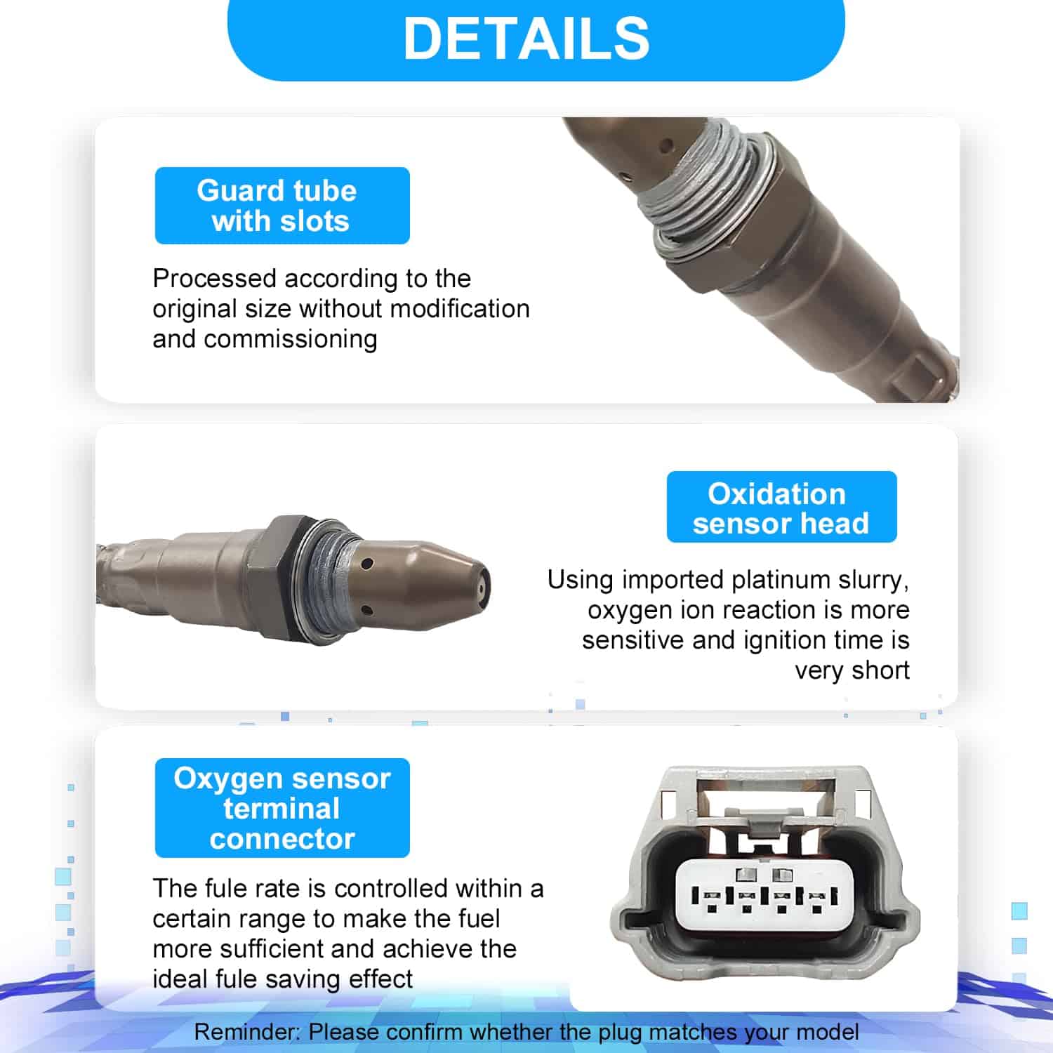 SENSOR DE OXÍGENO UPSTREAM RIGHTPARTS 22693-3TY0B - Imagen 4