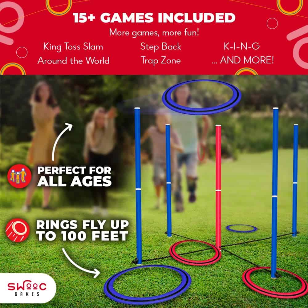 Juego de Anillos Gigante SWOOC Games - King Toss para Niños - Imagen 6