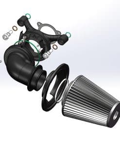 Filtro de aire tipo cono Big Sucker para admisión de aire