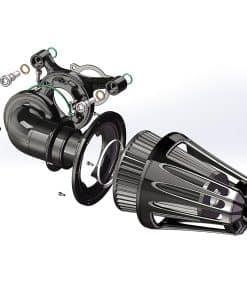 Filtro de aire cono Big Sucker para admisión Harley air