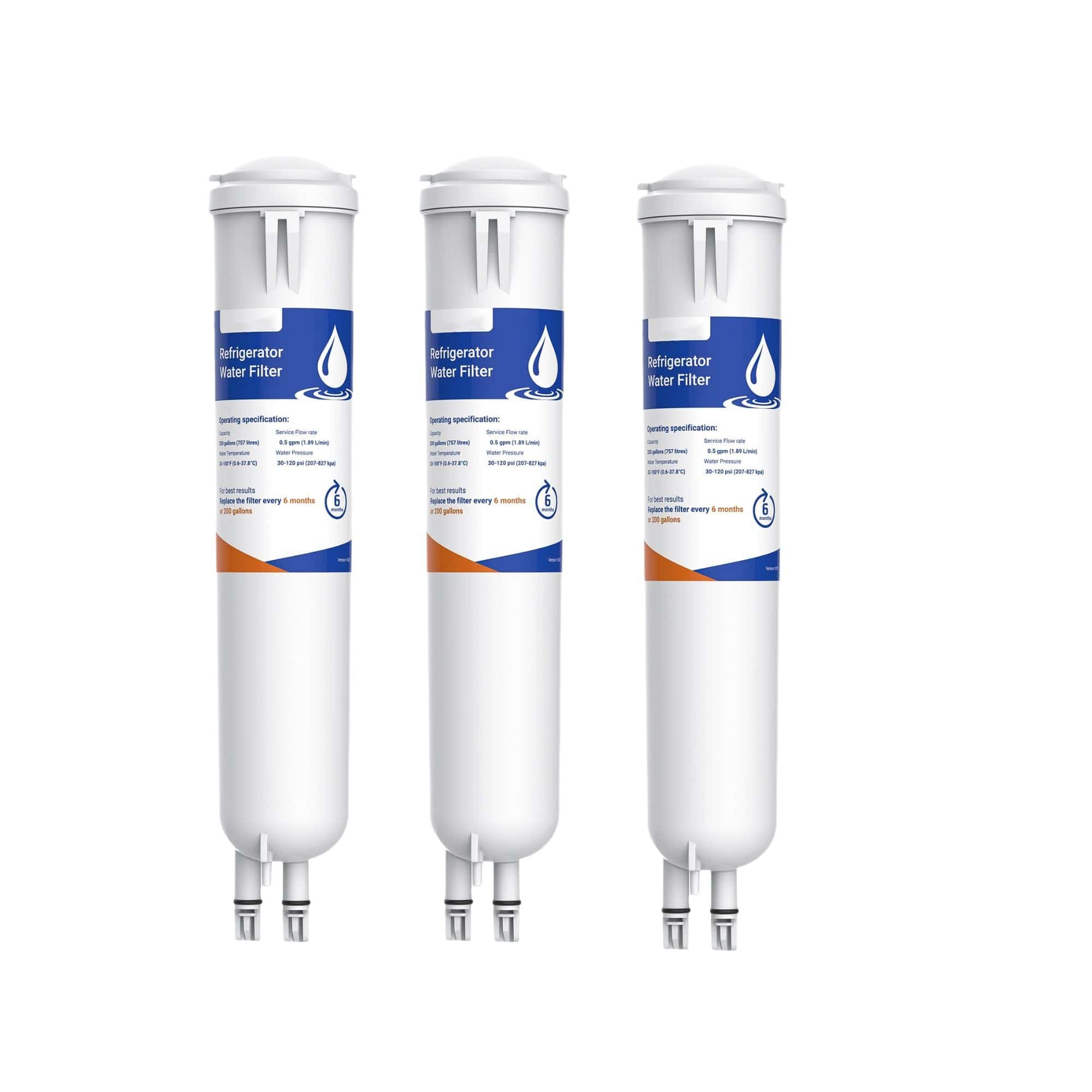 Filtro de agua de repuesto compatible con 4396841,