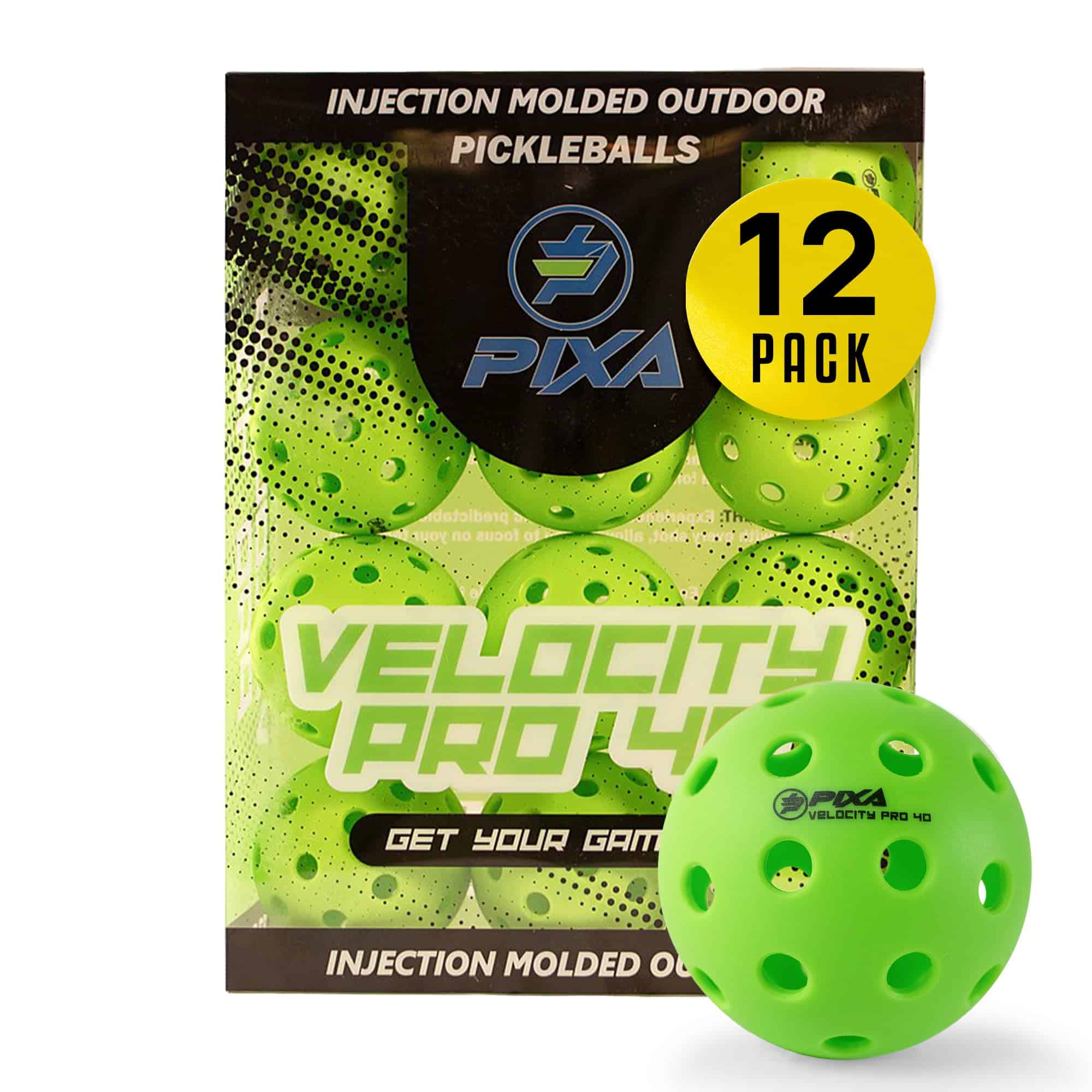 USAPA Aprobado PIXA Velocity Pro 40 Pelotas de Pickleball