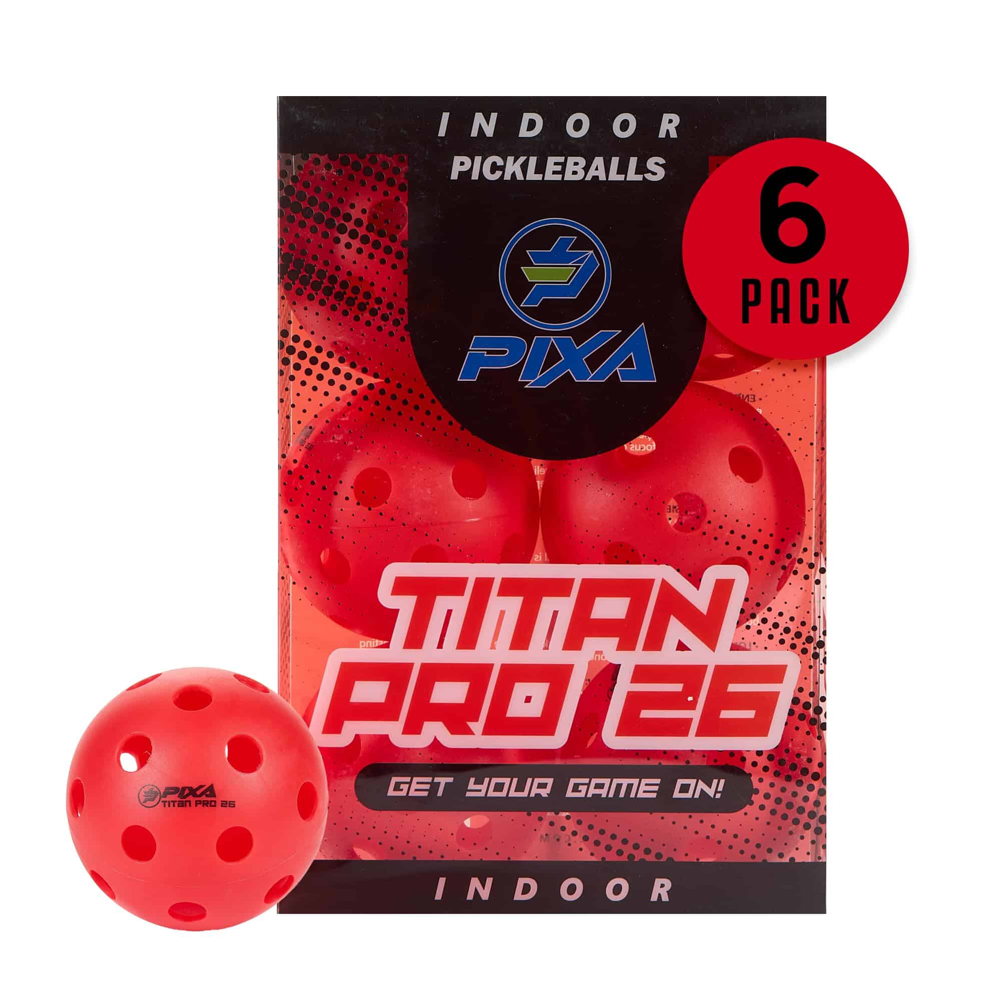PIXA Titan Pro 26 Pelota de Pickleball Inyectada - Aprobada