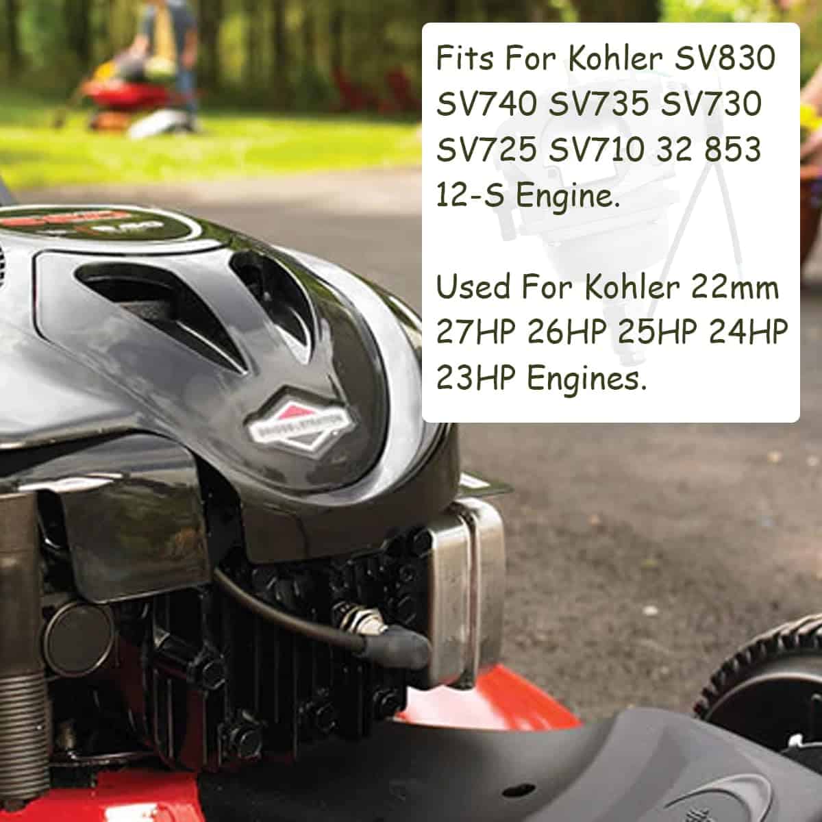 Kit de carburador Qiuwanzia SV830 para motores Kohler SV740 - Imagen 5