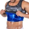 Chaleco Sauna Modelo Camuflaje Gris para Hombres - Top