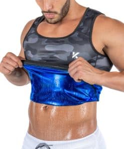 Chaleco Sauna Modelo Camuflaje Gris para Hombres - Top