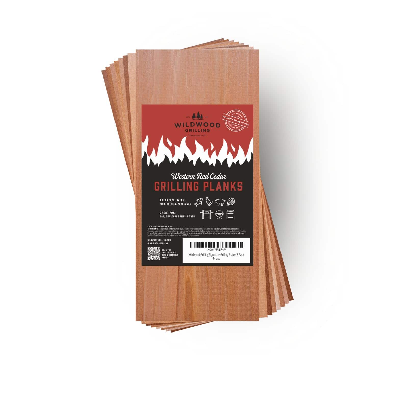 Tablas de cedro para parrilla Wildwood Grilling Signature -