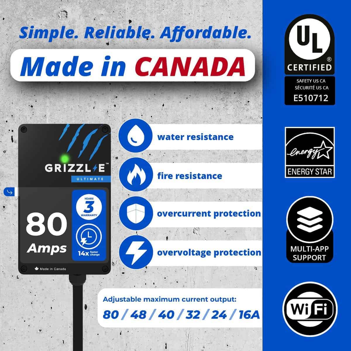 Cargador de Vehículo Eléctrico (EV) Grizzl-E -Negro - Imagen 5