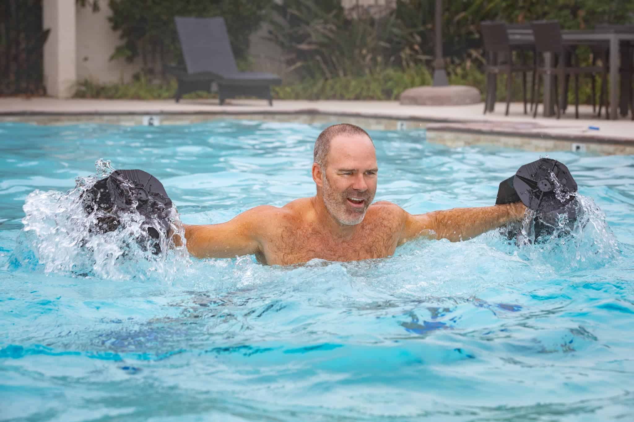 Hydro Tone - Par de mancuernas para ejercicio en la piscina - Imagen 5