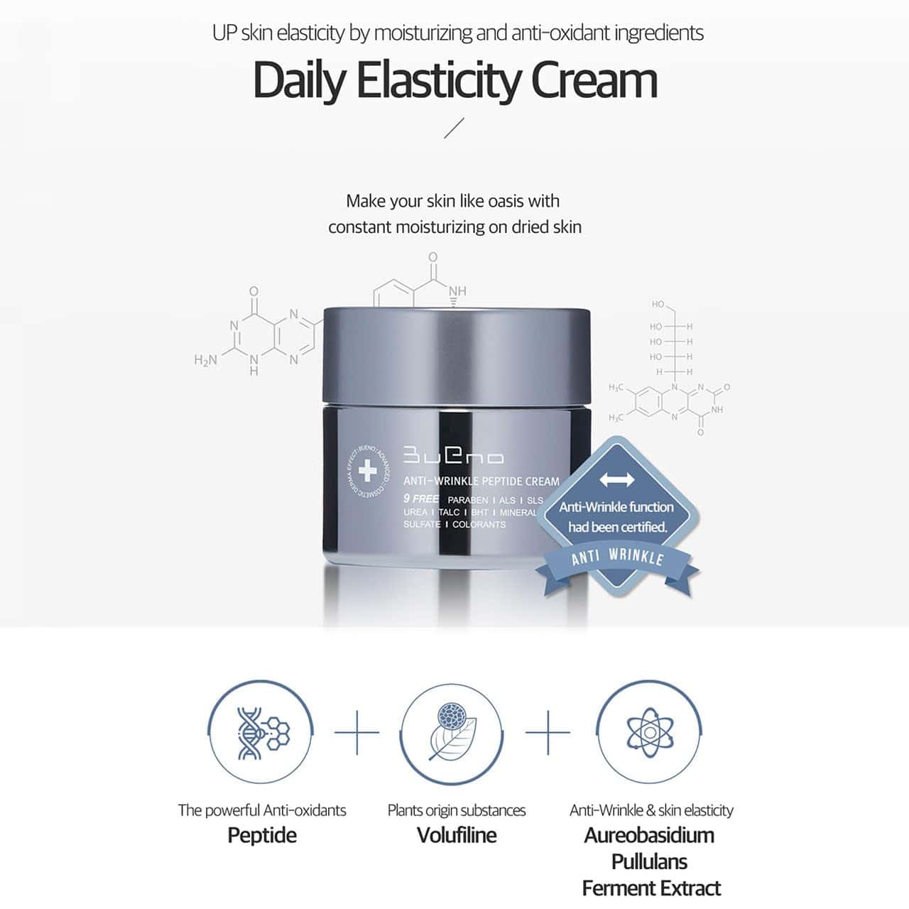 Crema Antiarrugas Bueno+ Fill-Up (2.82 oz.) - Imagen 3