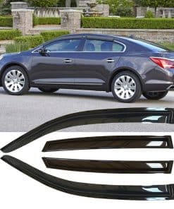 Conjunto original de 4 deflectores de viento -Tinta oscura a