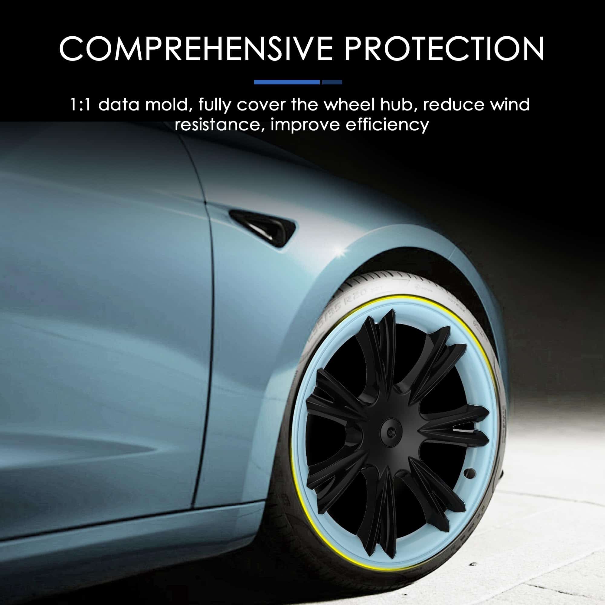 Cubierta de rueda Kipalm para Tesla Model Y de 19 pulgadas, - Imagen 6