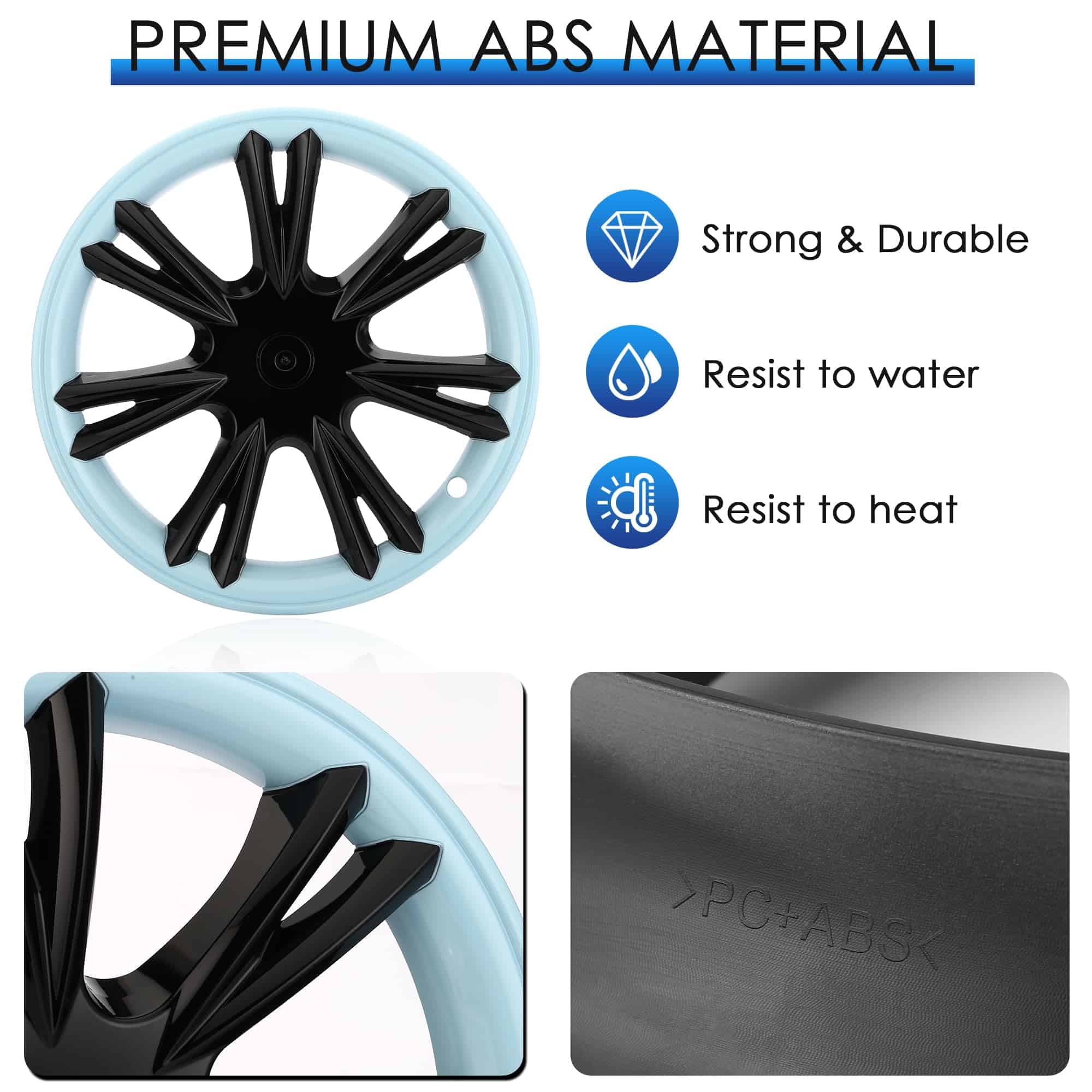 Cubierta de rueda Kipalm para Tesla Model Y de 19 pulgadas, - Imagen 4