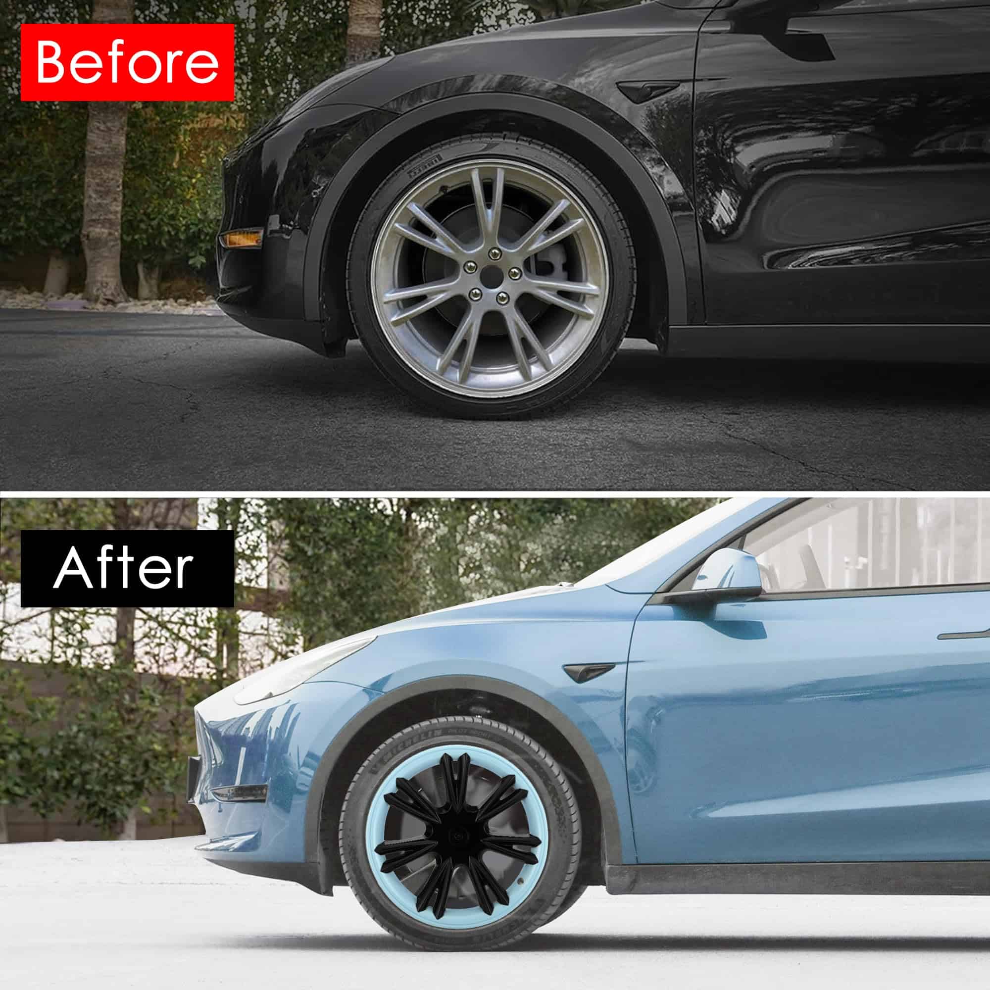 Cubierta de rueda Kipalm para Tesla Model Y de 19 pulgadas, - Imagen 8