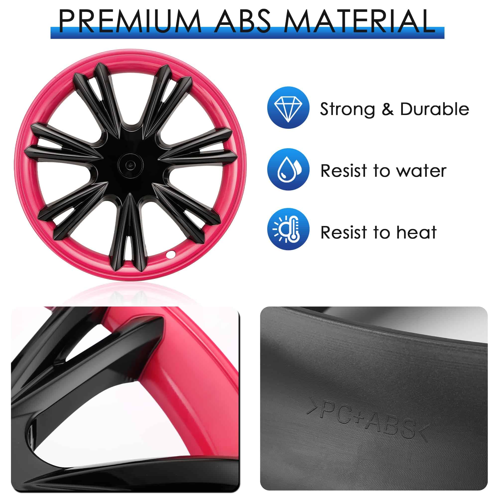 Kipalm para Tesla Model Y Cubierta de rueda de 19 pulgadas, - Imagen 4